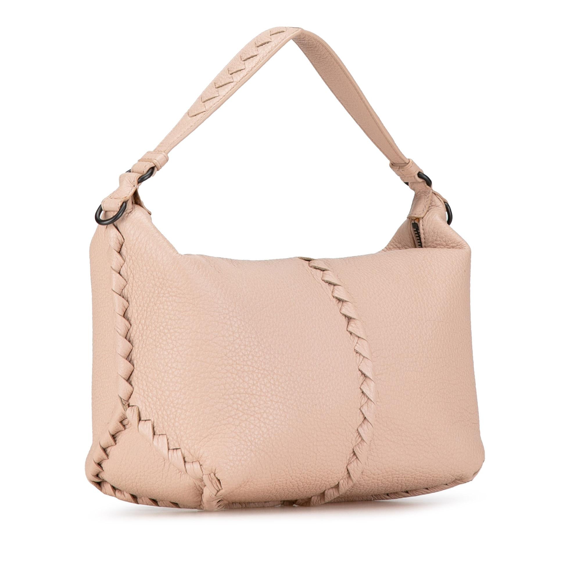 Bottega Veneta Intrecciato-Trimmed Cervo Satchel (SHG-nXWOHX)