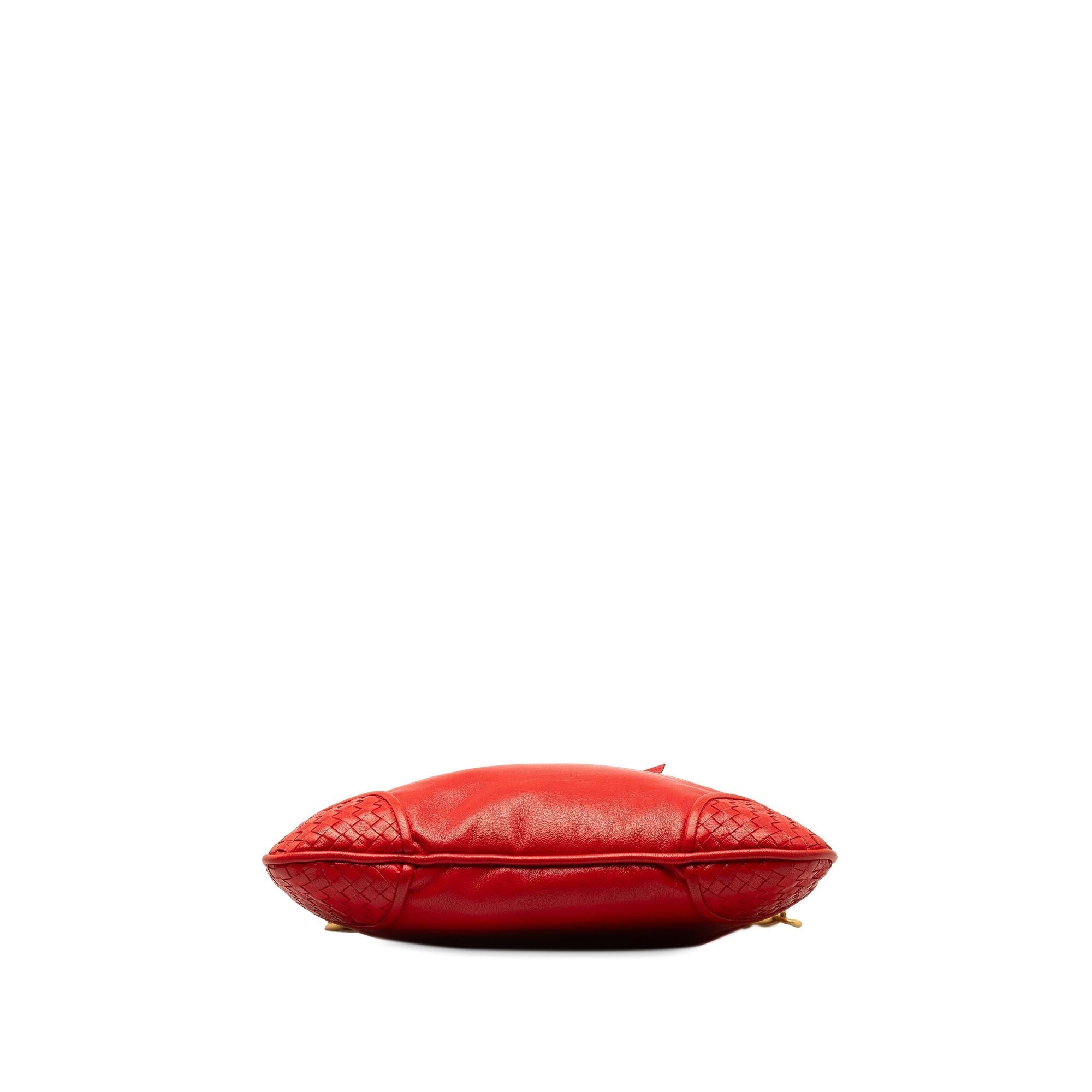 Bottega Veneta Intrecciato Trimmed Leather Shoulder Bag (SHG-3guURJ)