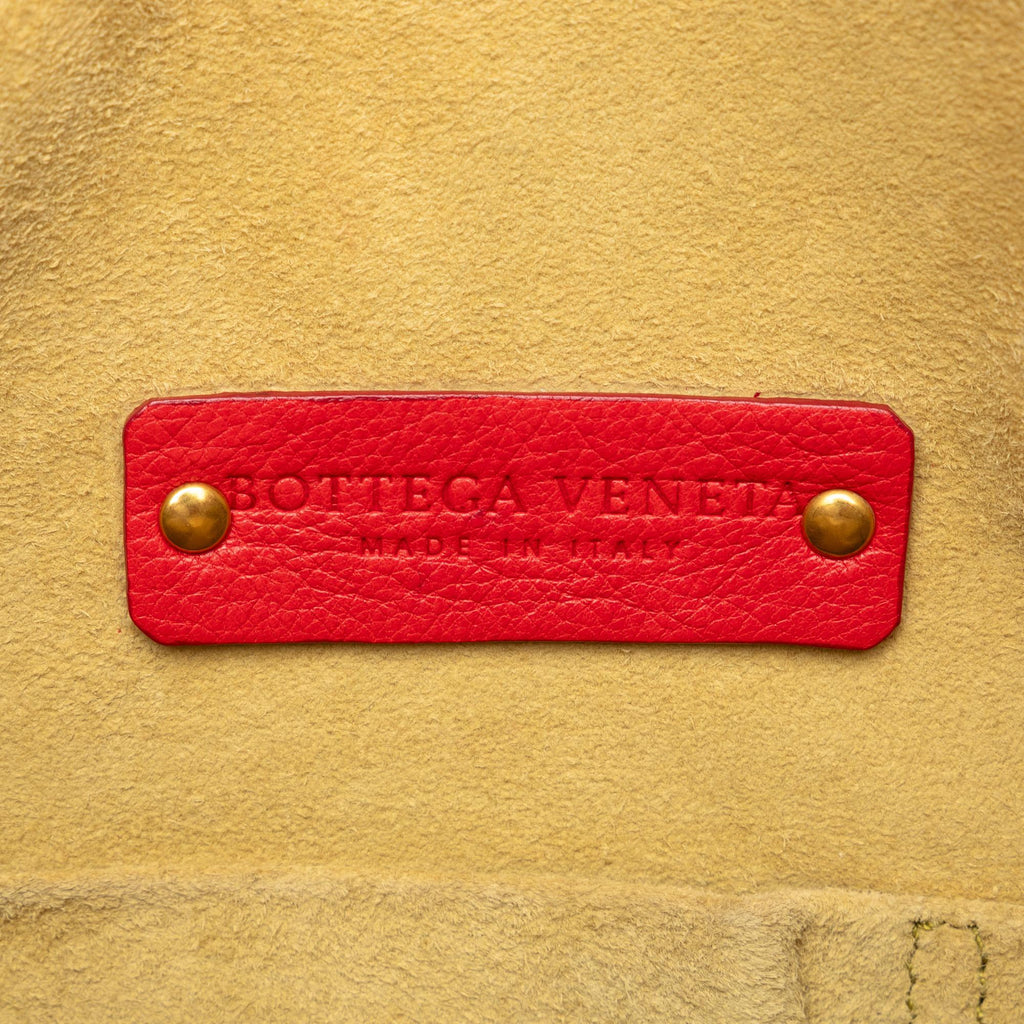 Bottega Veneta Intrecciato Trimmed Leather Shoulder Bag (SHG-3guURJ)