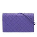 Bottega Veneta Intrecciato Wallet On Strap (SHG-Ar4xk5)