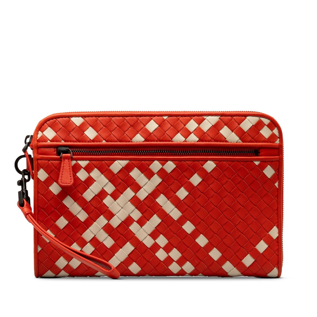 Bottega Veneta Intrecciato Zip Clutch (SHG-rOUcq9)