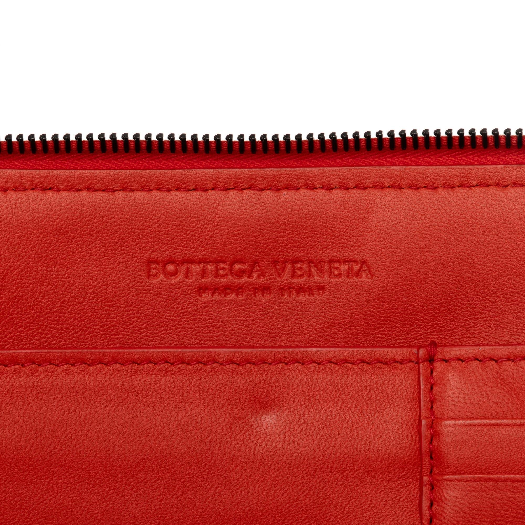 Bottega Veneta Intrecciato Zip Clutch (SHG-rOUcq9)