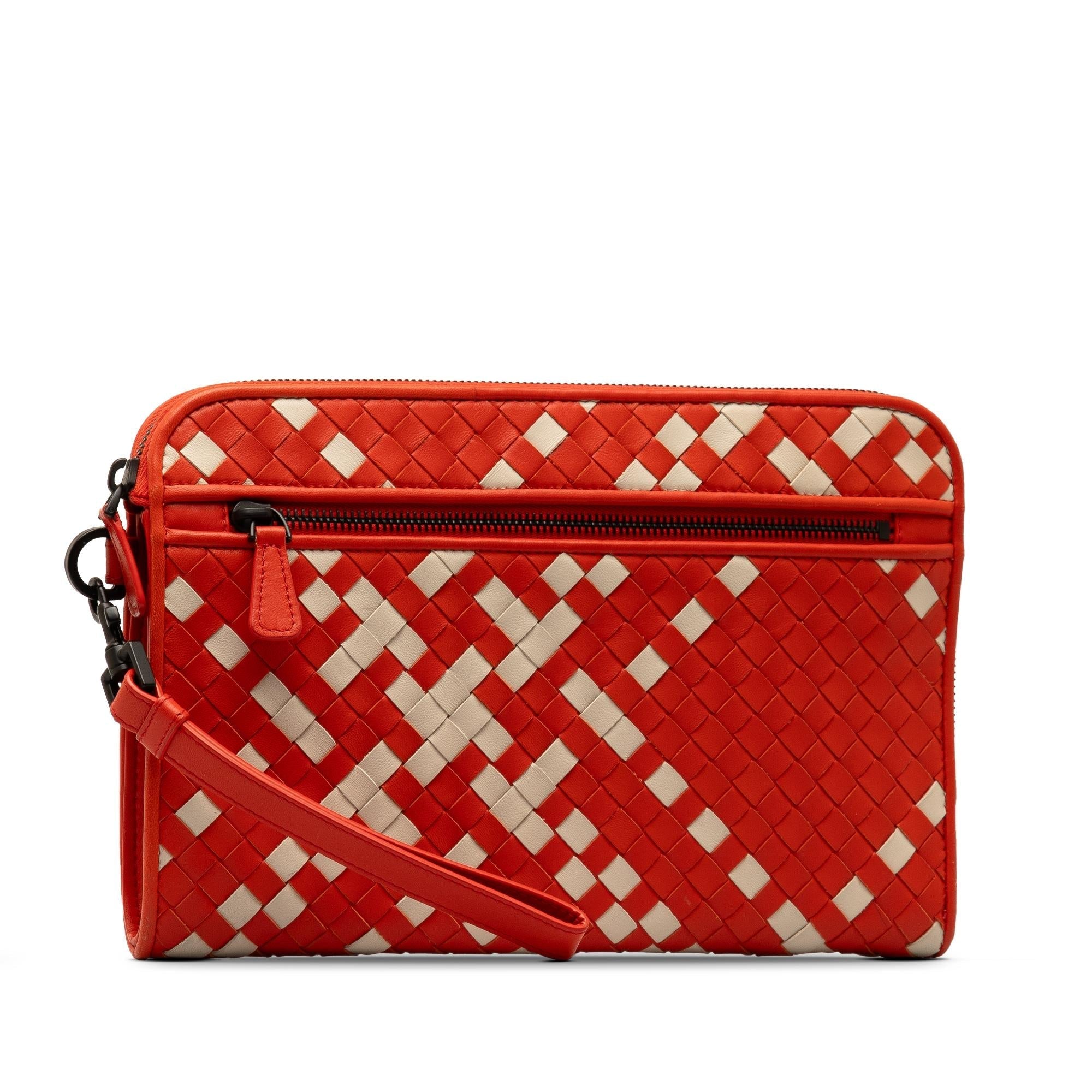 Bottega Veneta Intrecciato Zip Clutch (SHG-rOUcq9)