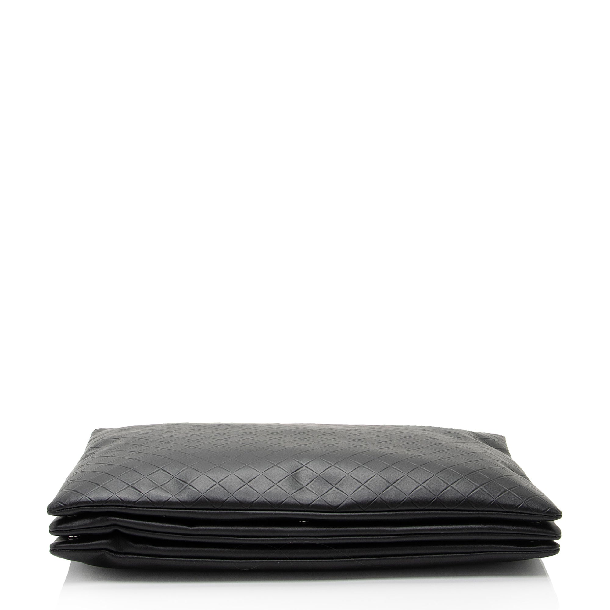 Bottega Veneta Intrecciomirage Nappa Triple Zip Maxi Messenger (SHF-Jn9MKL)