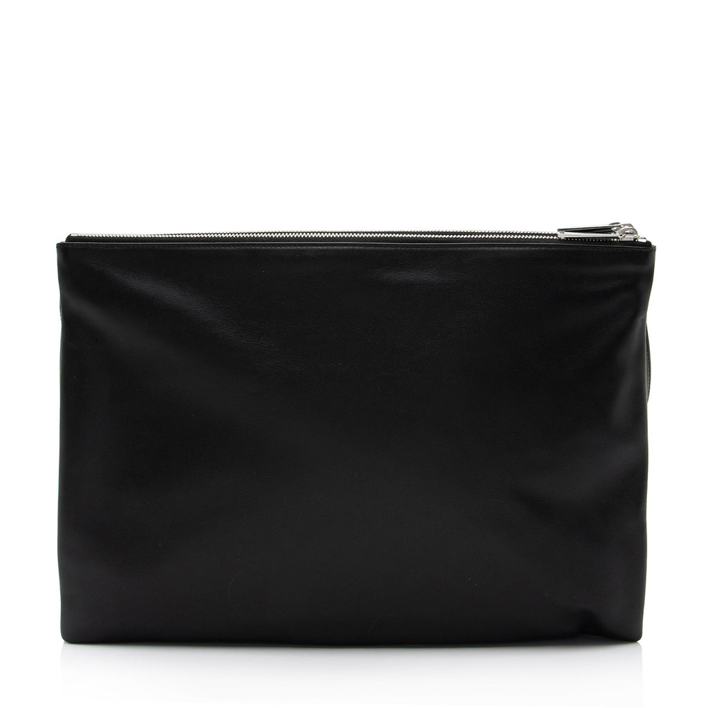 Bottega Veneta Intrecciomirage Nappa Triple Zip Maxi Messenger (SHF-Jn9MKL)