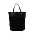 Bottega Veneta Intrecciomirage Trimmed Canvas Tote (SHG-OeLhp5)
