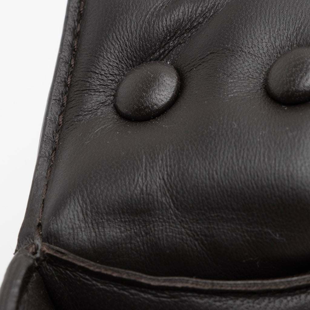 Bottega Veneta Lambskin Cassette Chain Maxi Shoulder Bag (SHF-23058)