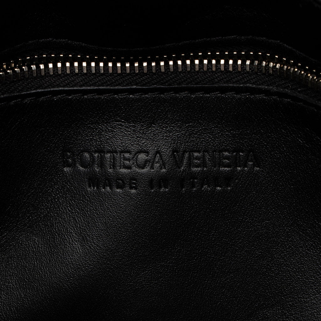 Bottega Veneta Lambskin Cassette Chain Maxi Shoulder Bag (SHF-JbNRjz)