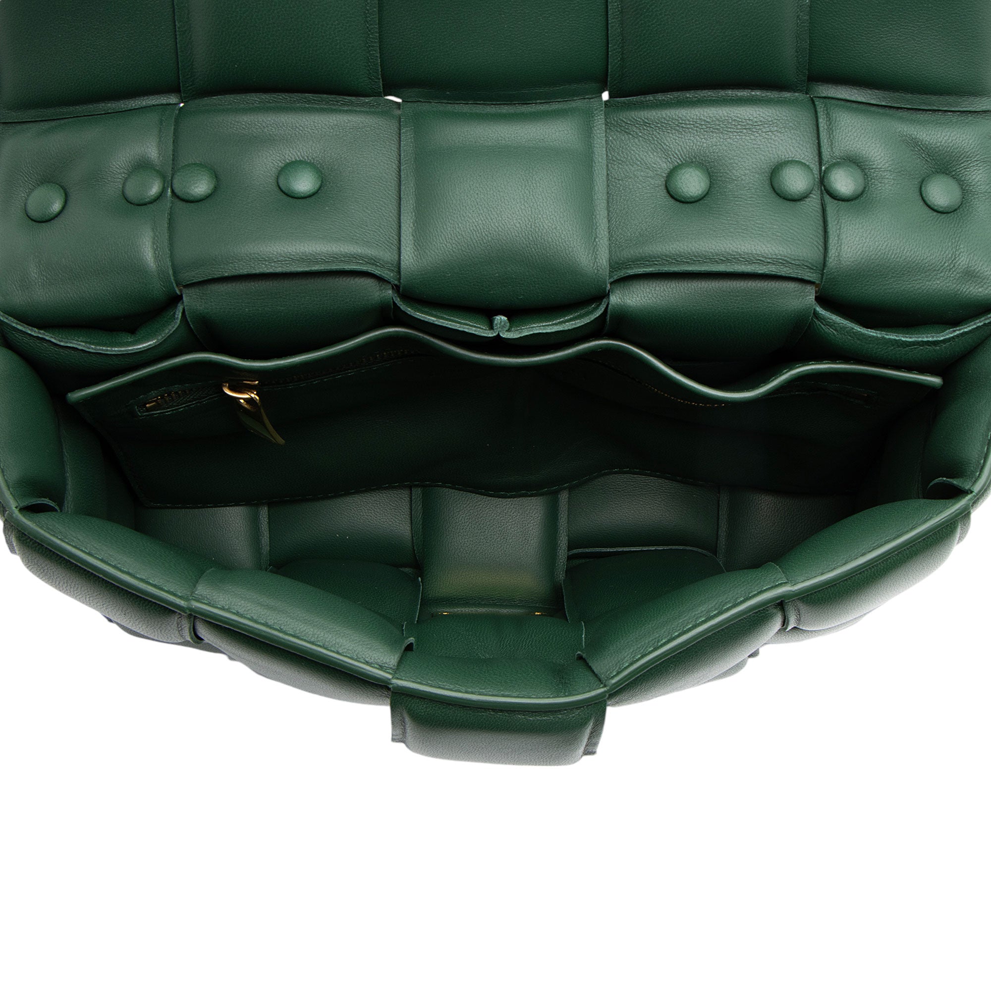 Bottega Veneta Lambskin Cassette Chain Maxi Shoulder Bag (SHF-FiotNd)