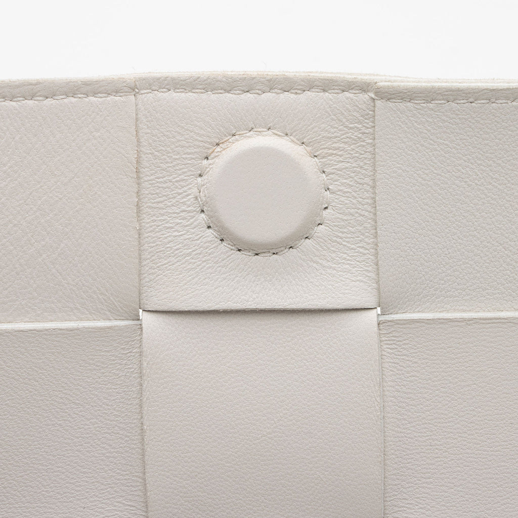 Bottega Veneta Lambskin Cassette Small Crossbody (SHF-auHh2S)