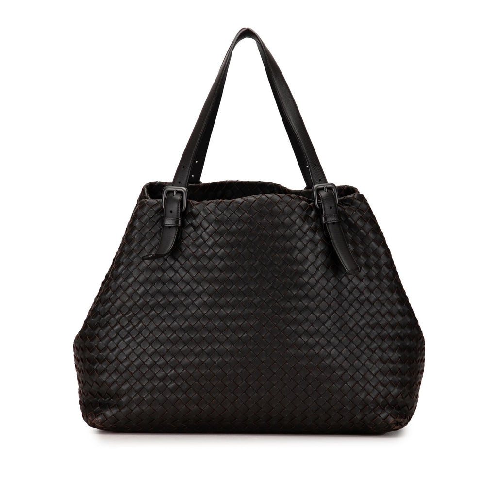 Bottega Veneta Large Intrecciato Cesta Tote Bag (SHG-8KBKHr)
