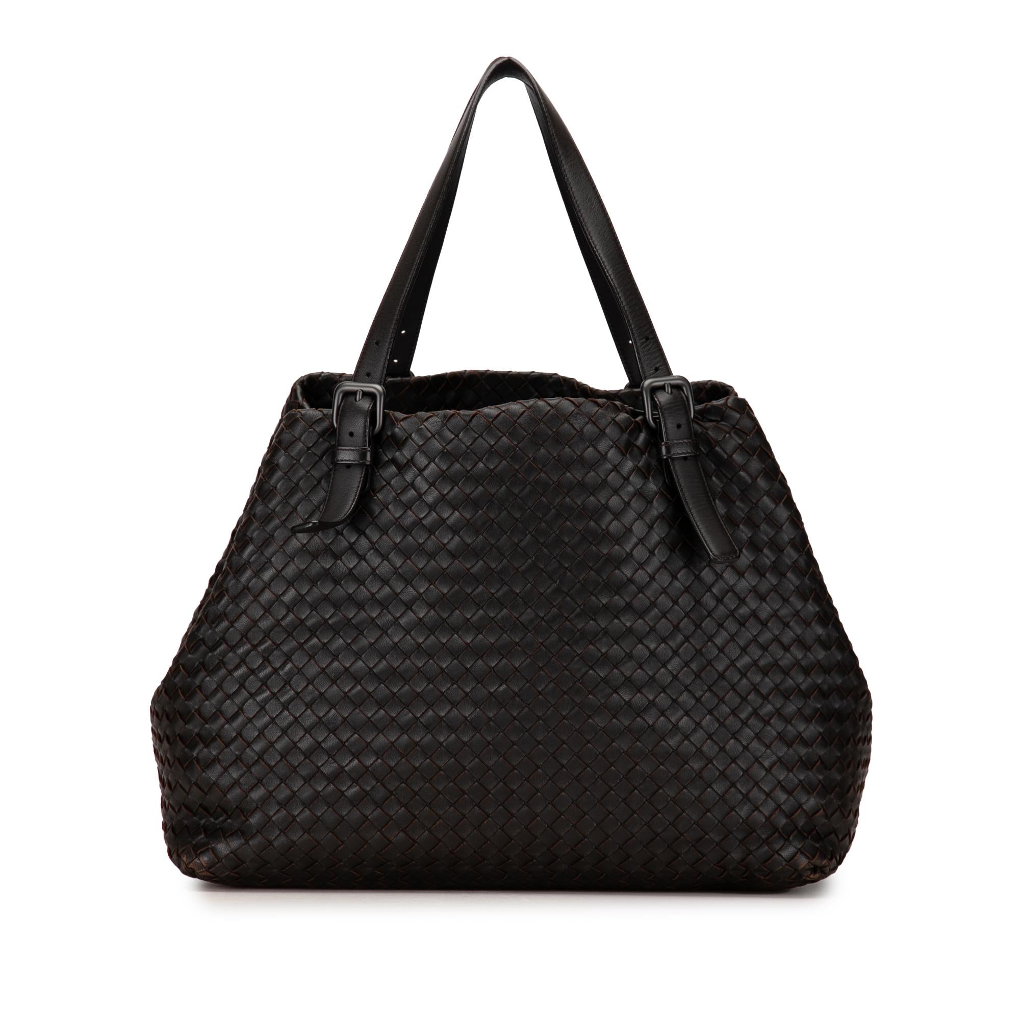 Bottega Veneta Large Intrecciato Cesta Tote Bag (SHG-8KBKHr)