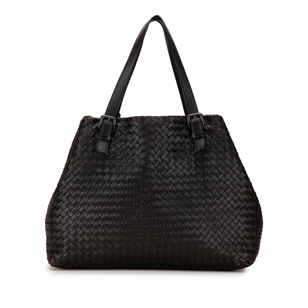 Bottega Veneta Large Intrecciato Cesta Tote Bag (SHG-8KBKHr)