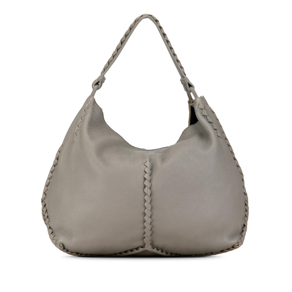 Bottega Veneta Large Washed Cervo Deerskin Hobo (SHG-VeUCjW)