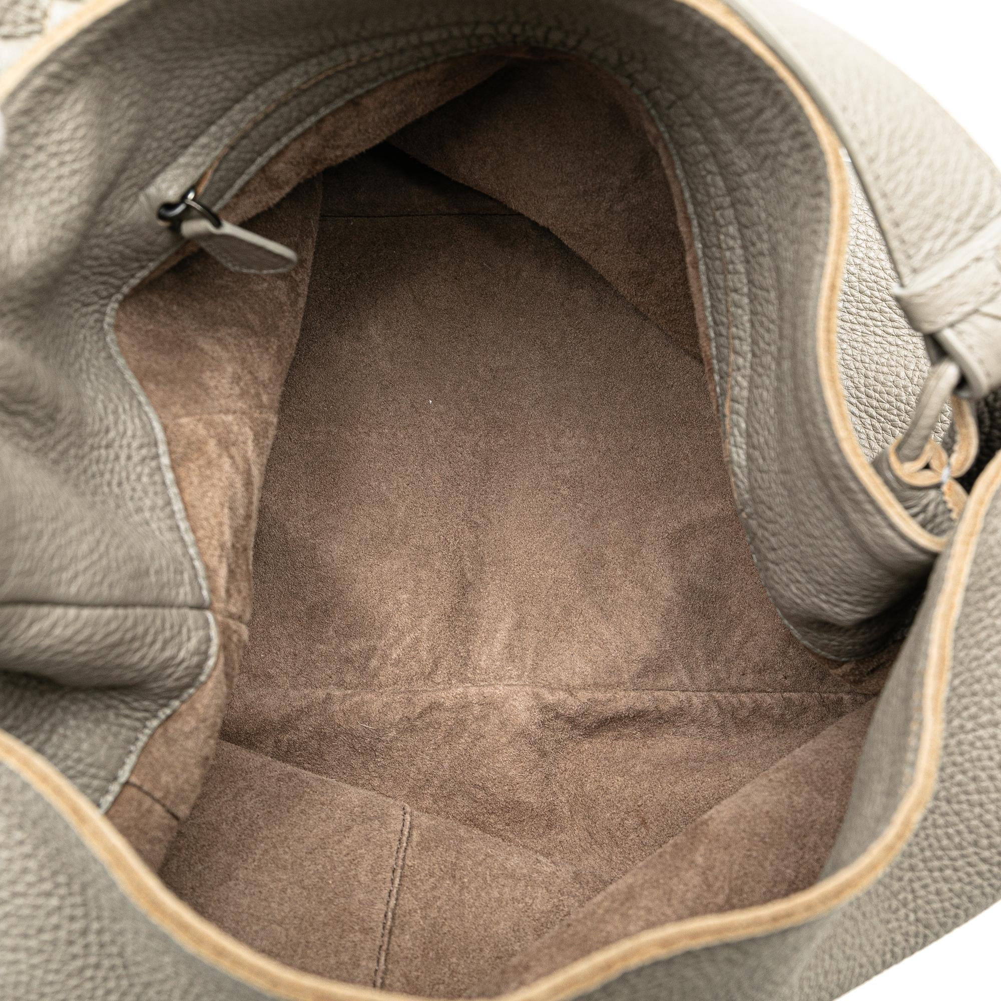 Bottega Veneta Large Washed Cervo Deerskin Hobo (SHG-VeUCjW)