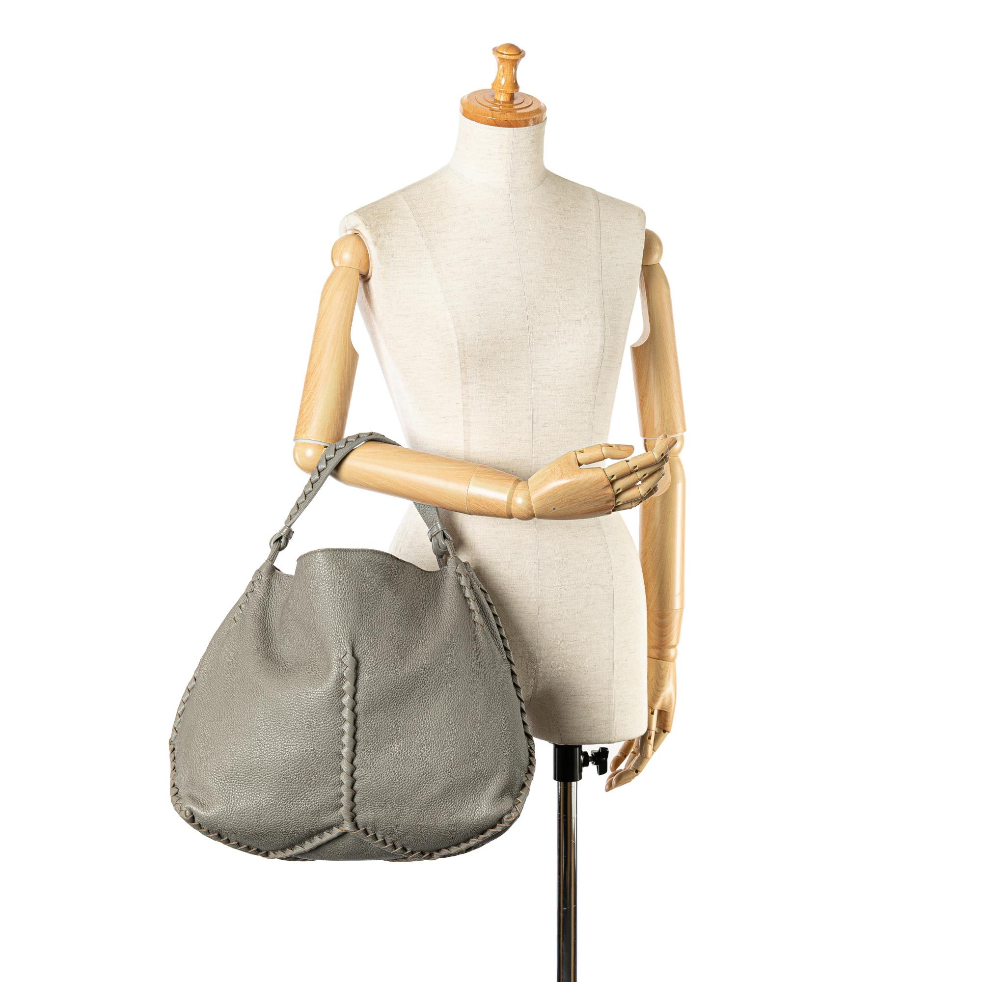 Bottega Veneta Large Washed Cervo Deerskin Hobo (SHG-VeUCjW)
