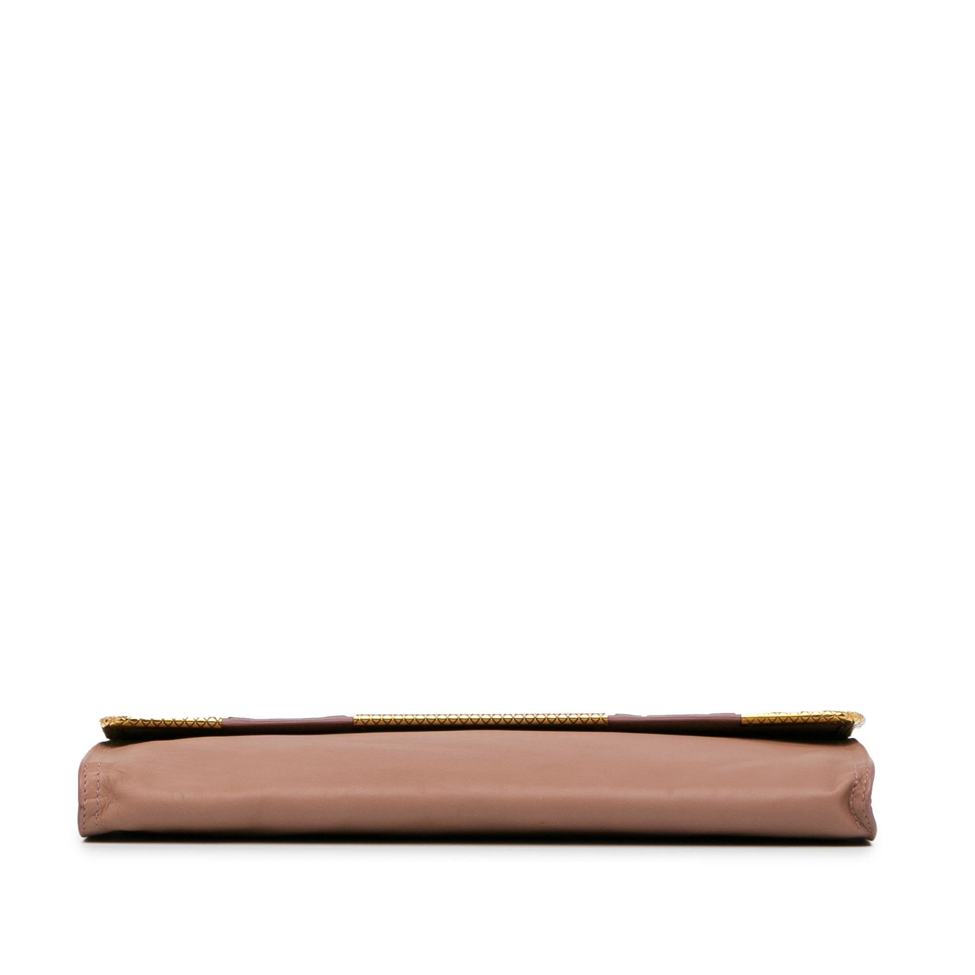 Bottega Veneta Leather Clutch (SHG-7Jqfs2)
