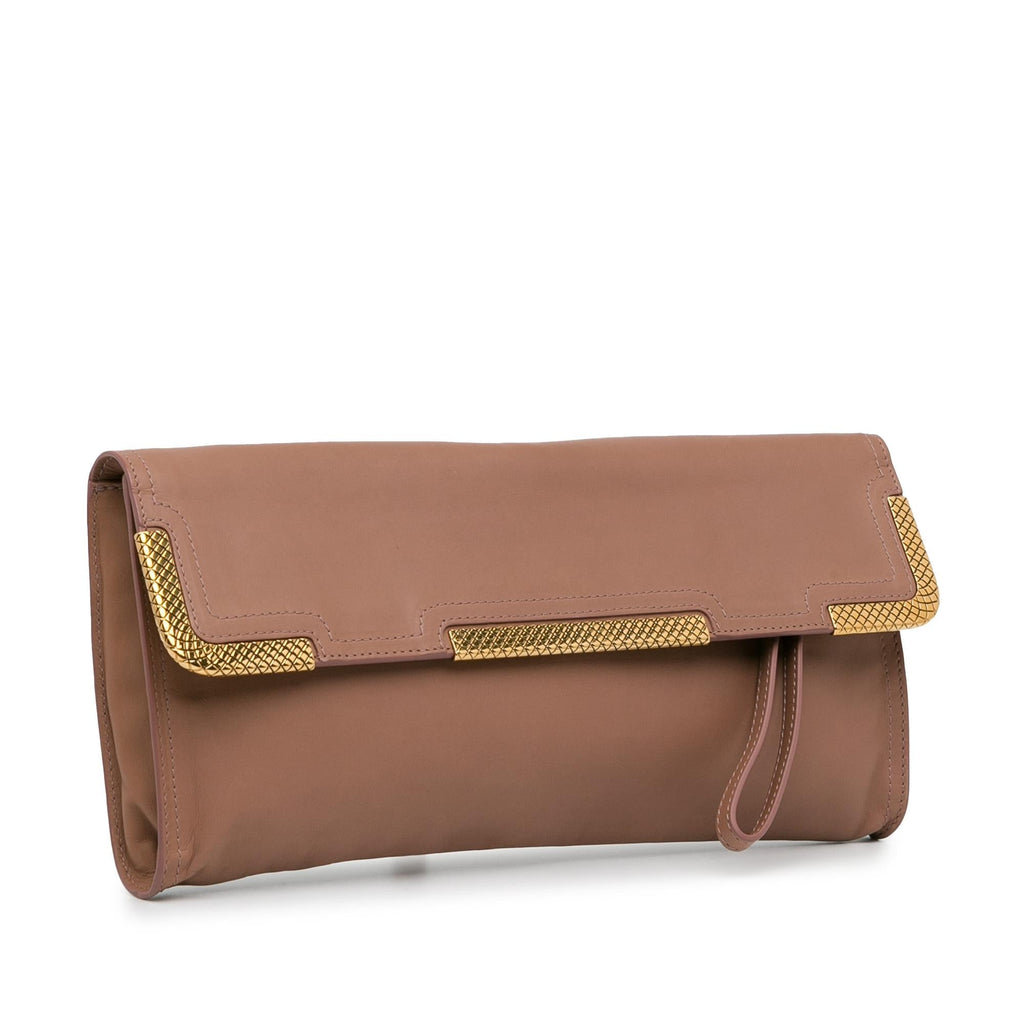 Bottega Veneta Leather Clutch (SHG-7Jqfs2)