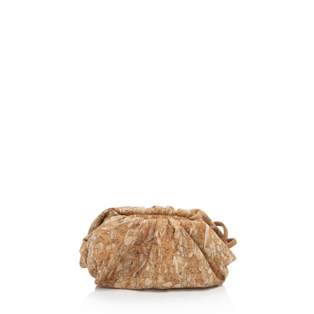 Bottega Veneta Leather Cork Extra Mini Pouch (SHF-Nj89fx)