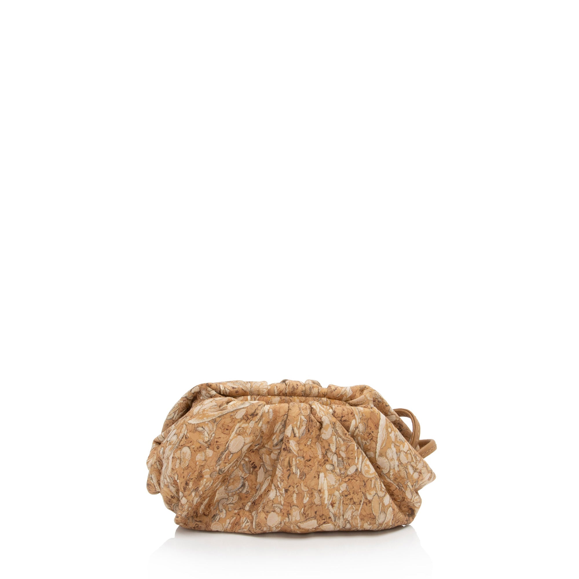 Bottega Veneta Leather Cork Extra Mini Pouch (SHF-Nj89fx)