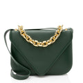 Bottega Veneta Leather The Mount Envelope Chain Medium Shoulder Bag (SHF-YsGmp8)
