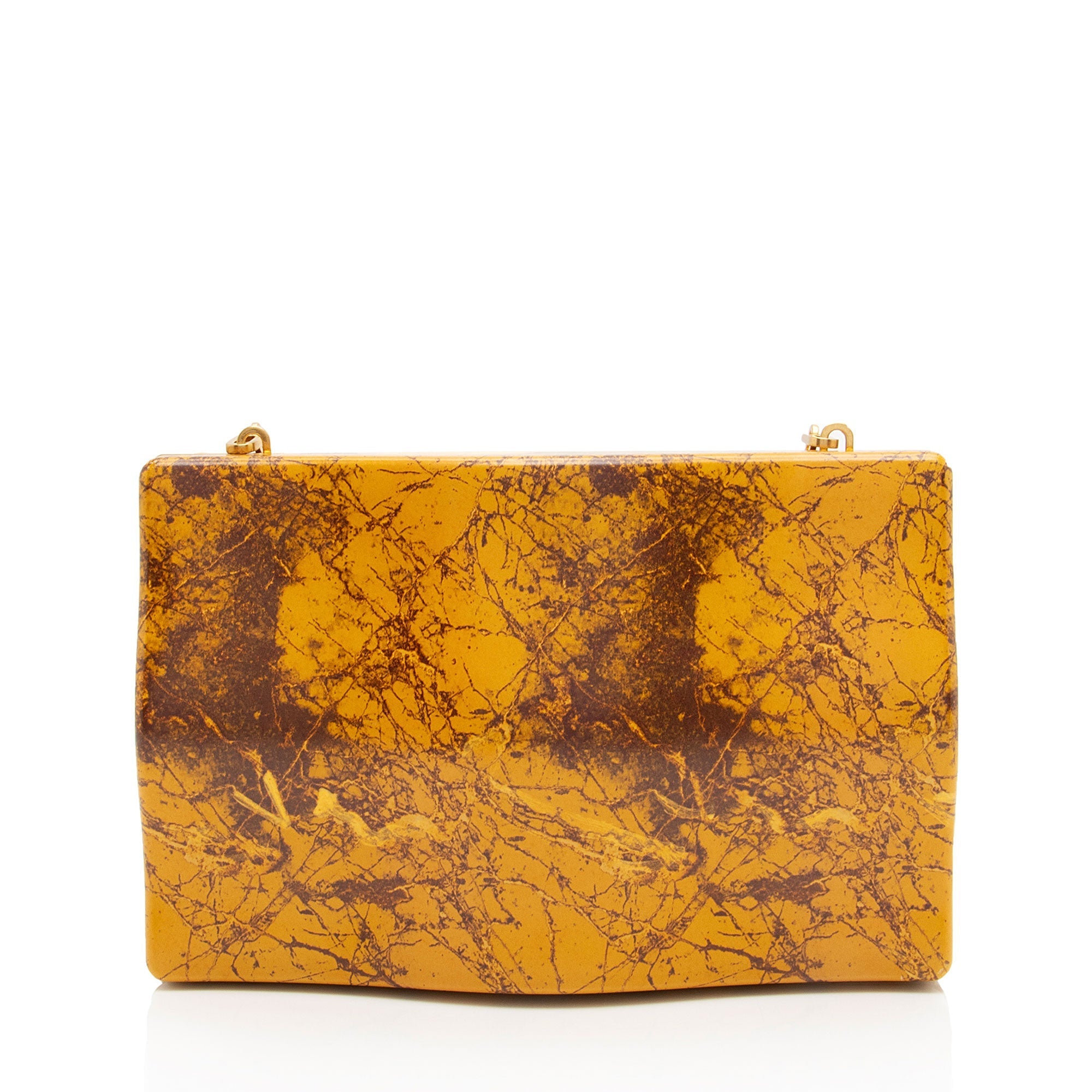 Bottega Veneta Leather Wave Chain Shoulder Bag (SHF-c0iXju)