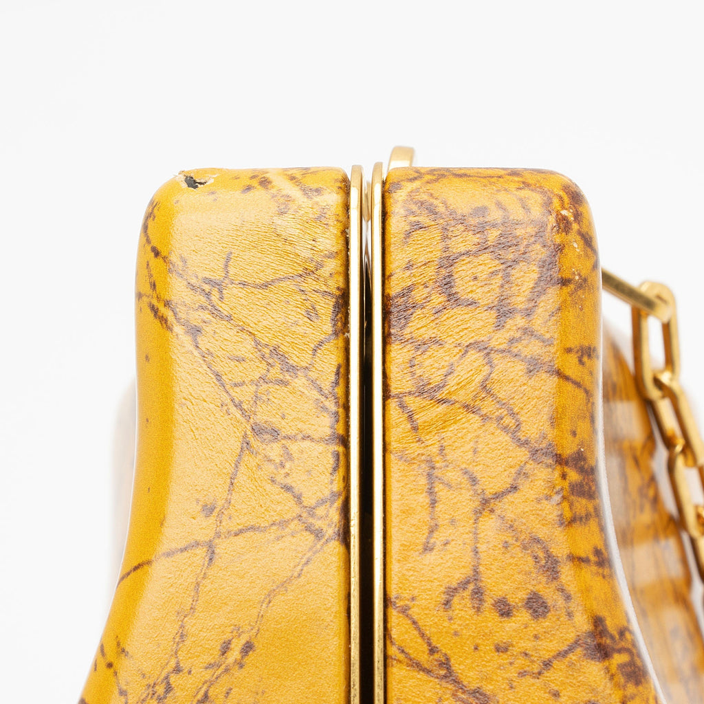 Bottega Veneta Leather Wave Chain Shoulder Bag (SHF-c0iXju)