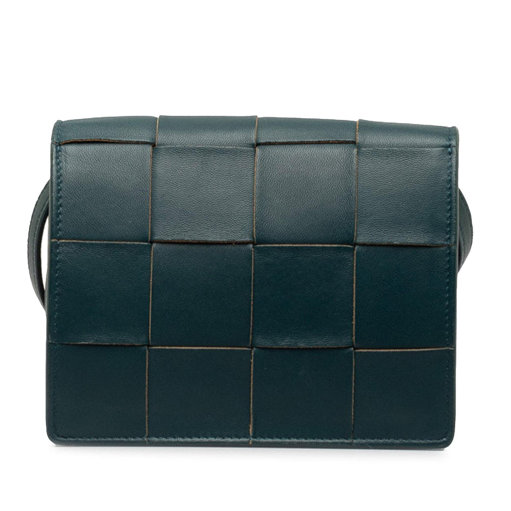 Bottega Veneta Maxi Intrecciato Mini Cassette Crossbody (SHG-SyAxrp)