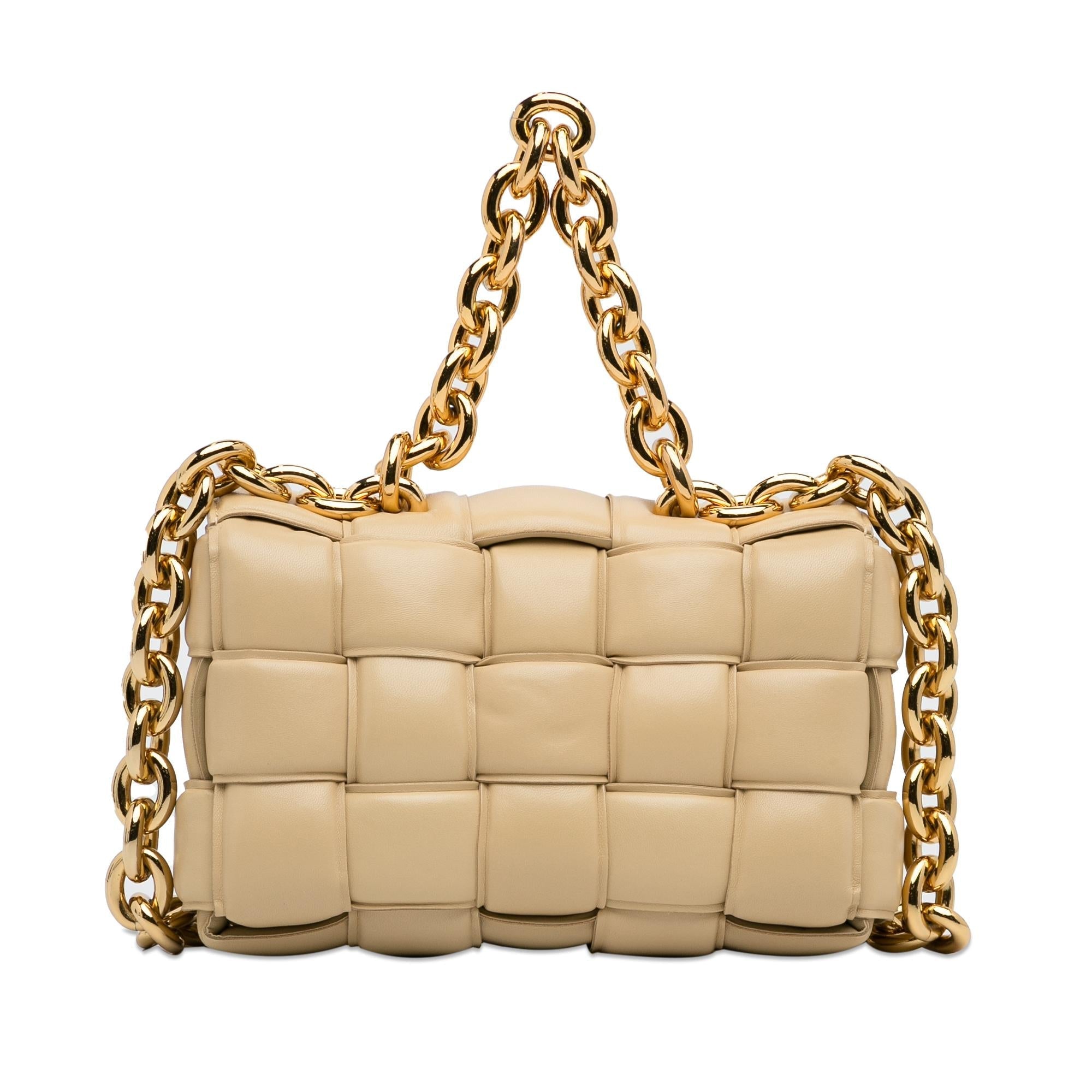 Bottega Veneta Maxi Intrecciato Padded Cassette Chain (SHG-BvbV9I)