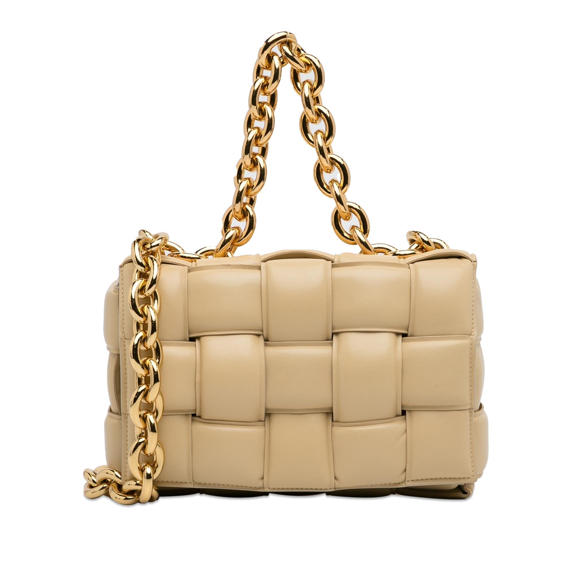 Bottega Veneta Maxi Intrecciato Padded Cassette Chain (SHG-BvbV9I)