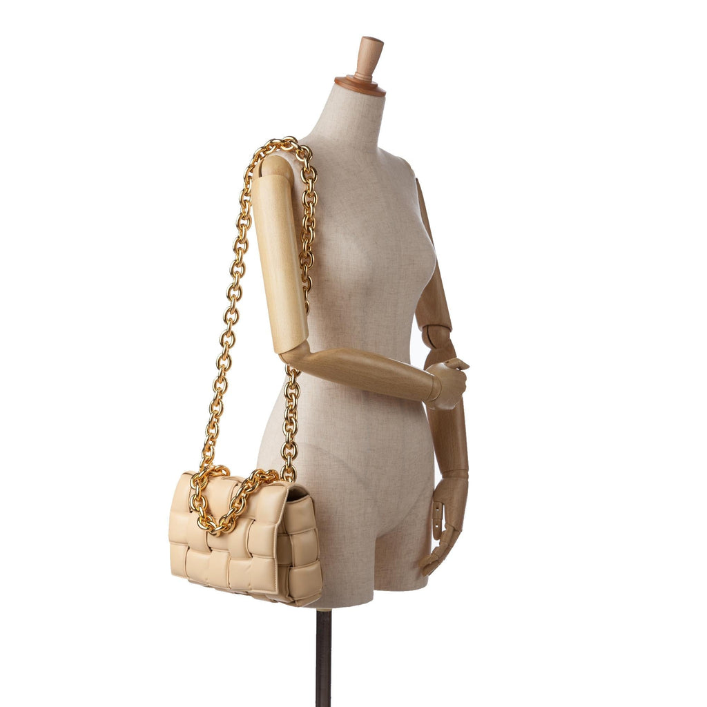 Bottega Veneta Maxi Intrecciato Padded Cassette Chain (SHG-BvbV9I)