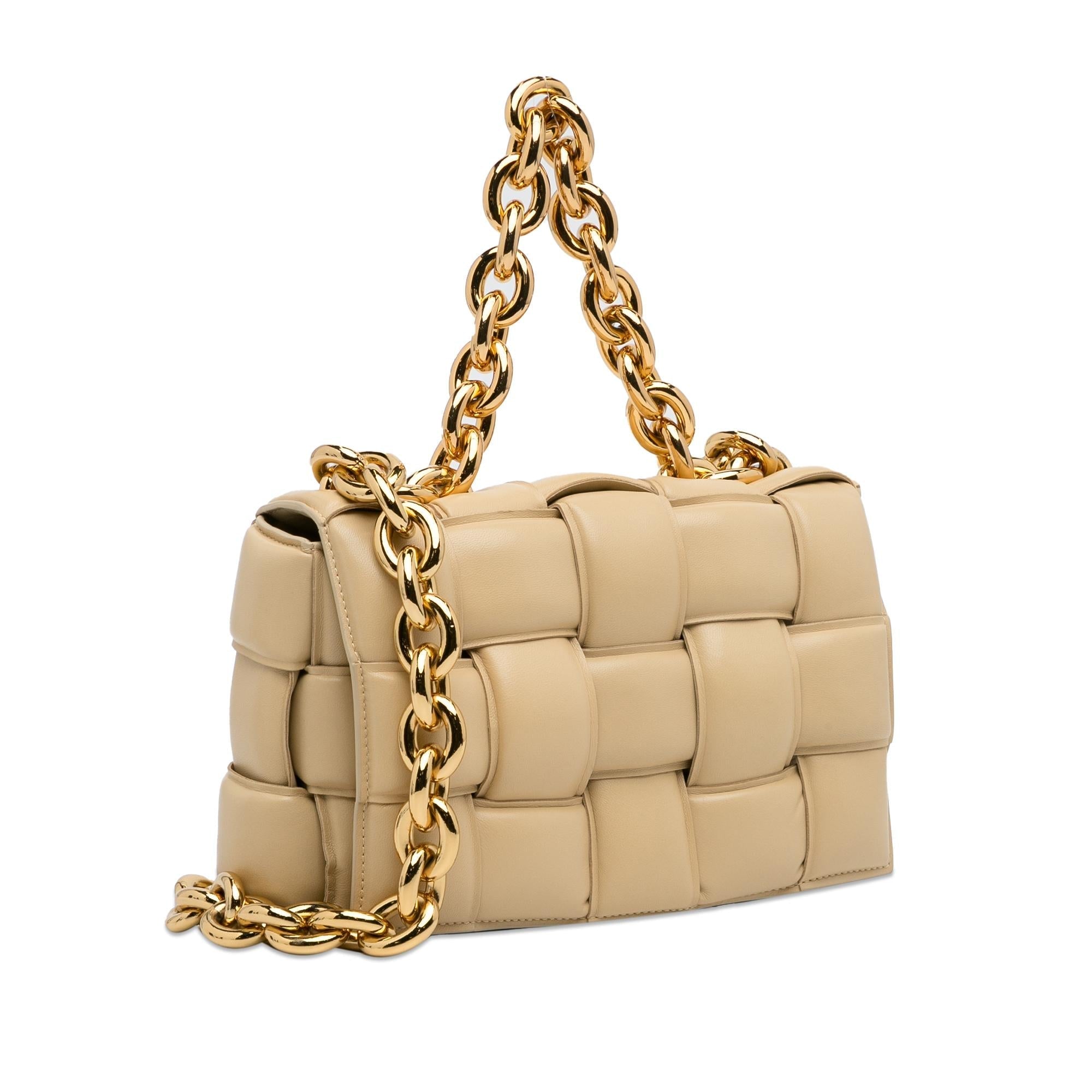 Bottega Veneta Maxi Intrecciato Padded Cassette Chain (SHG-BvbV9I)