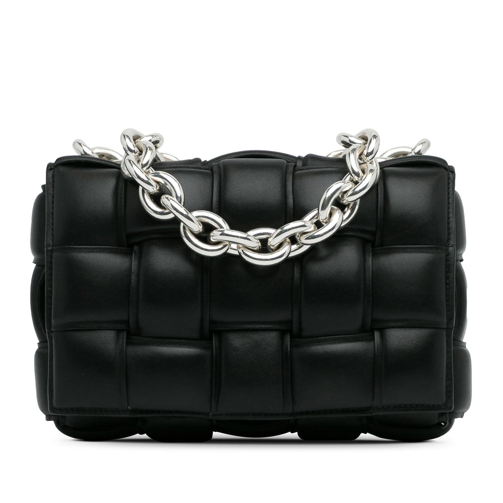 Bottega Veneta Maxi Intrecciato Padded Cassette Chain (SHG-wD104H)