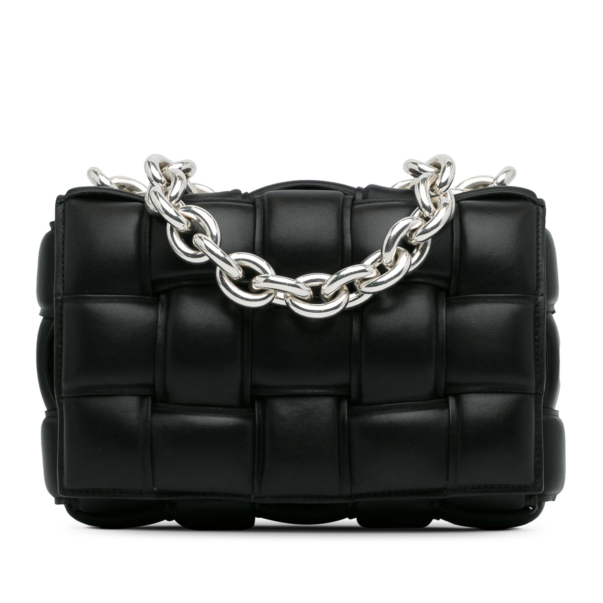 Bottega Veneta Maxi Intrecciato Padded Cassette Chain (SHG-wD104H)