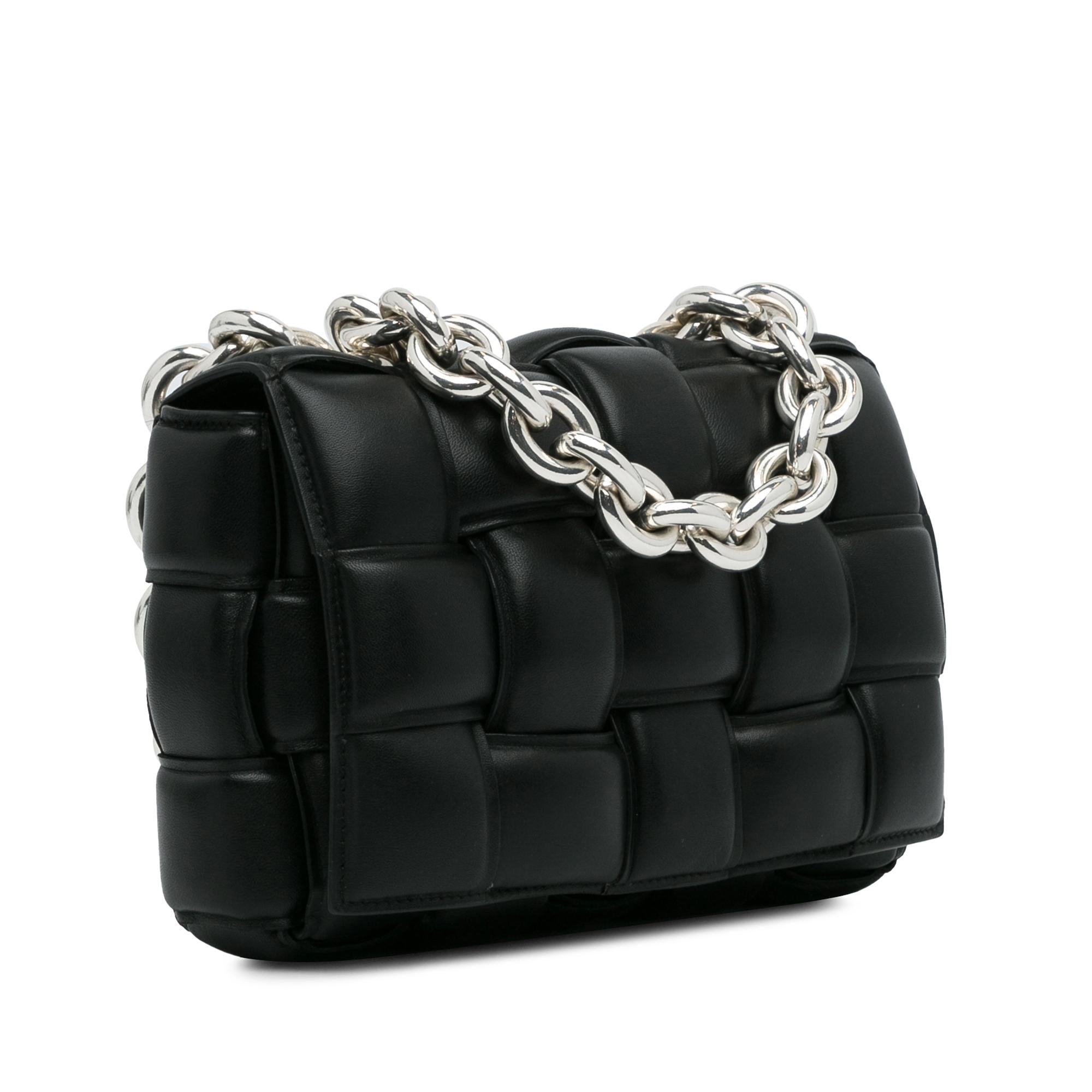 Bottega Veneta Maxi Intrecciato Padded Cassette Chain (SHG-wD104H)