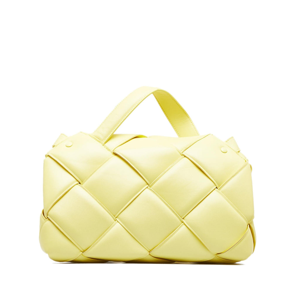 Bottega Veneta Maxi Intrecciato Padded Leather Satchel (SHG-592MwA)