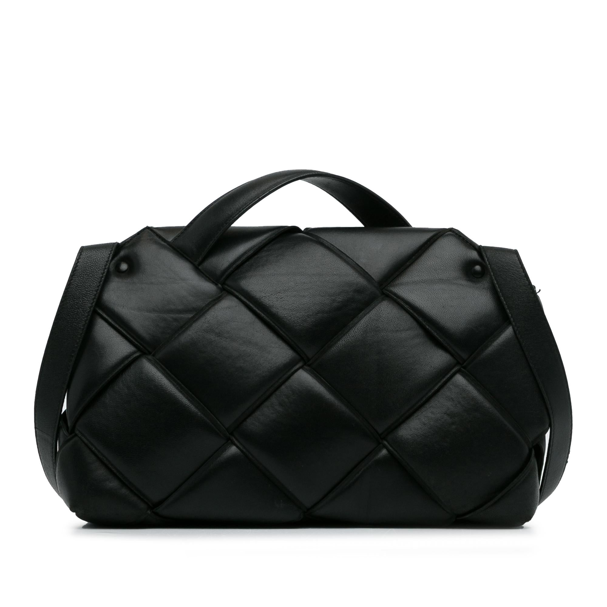 Bottega Veneta Maxi Intrecciato Padded Leather Satchel (SHG-sOI9vi)