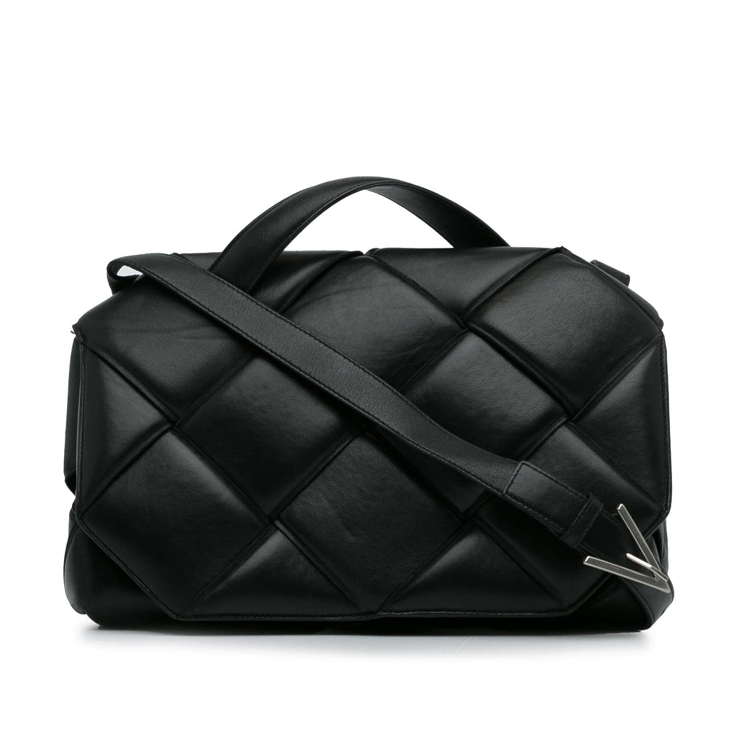 Bottega Veneta Maxi Intrecciato Padded Leather Satchel (SHG-sOI9vi)