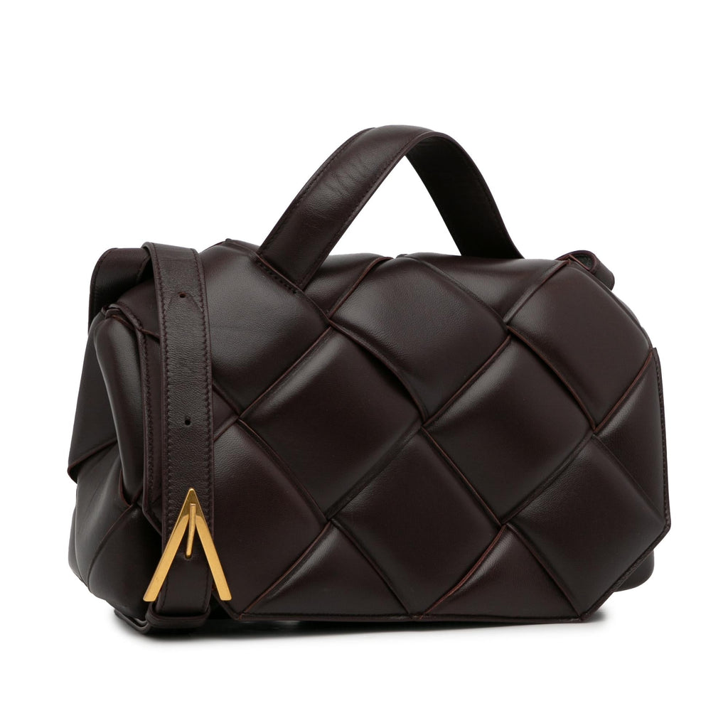 Bottega Veneta Maxi Intrecciato Padded Top Handle Bag (SHG-HVhsoo)
