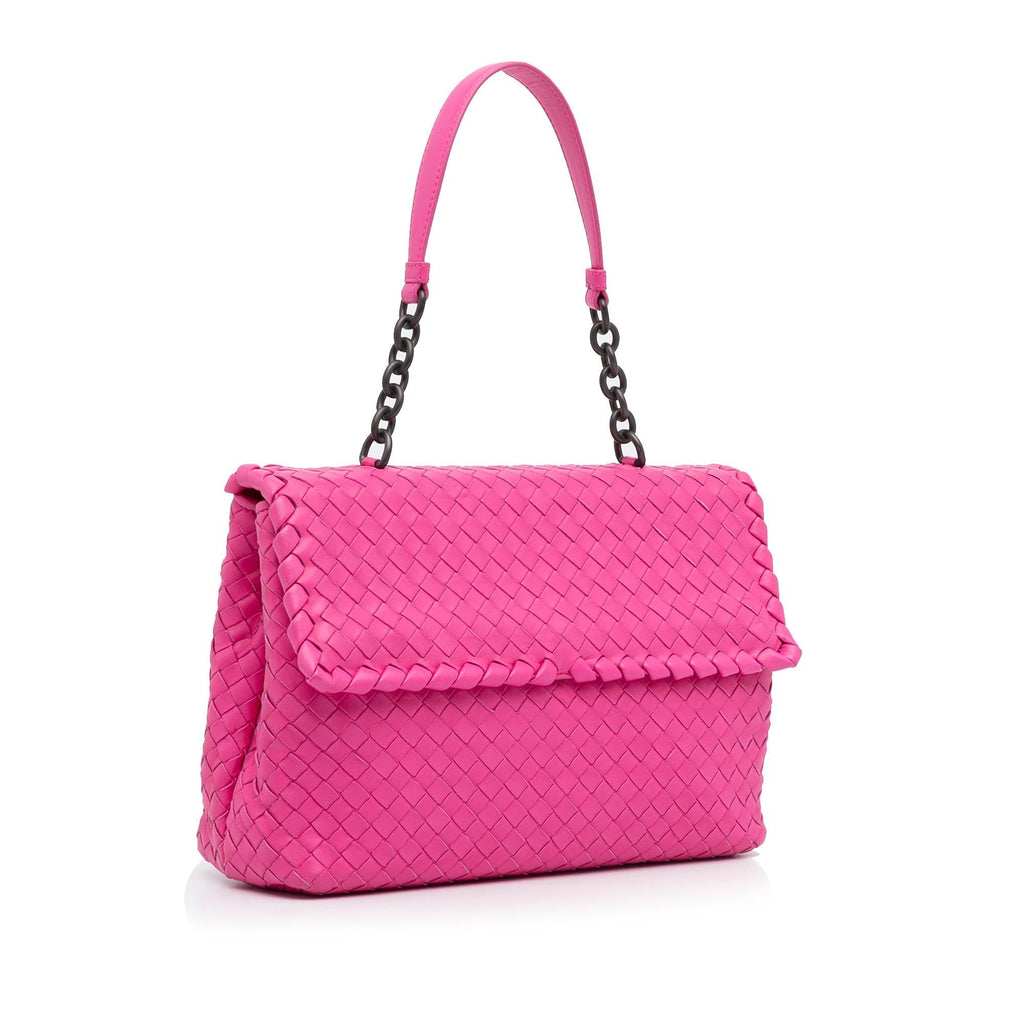 Bottega Veneta Medium Intrecciato Olimpia Shoulder Bag (SHG-RvNcA6)