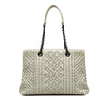 Bottega Veneta Medium Intrecciato Stitched Double Chain Tote (SHG-lAoFji)