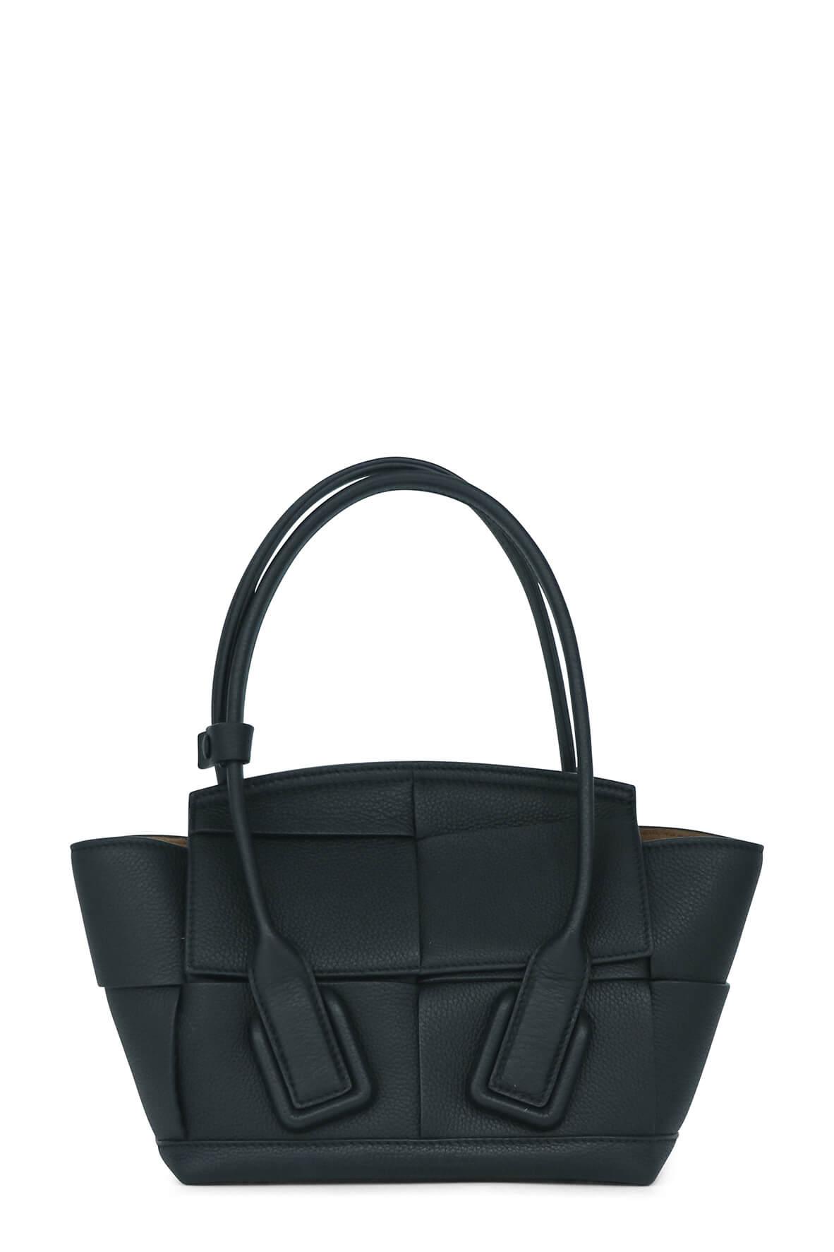 Mini Arco Top Handle Bag Black