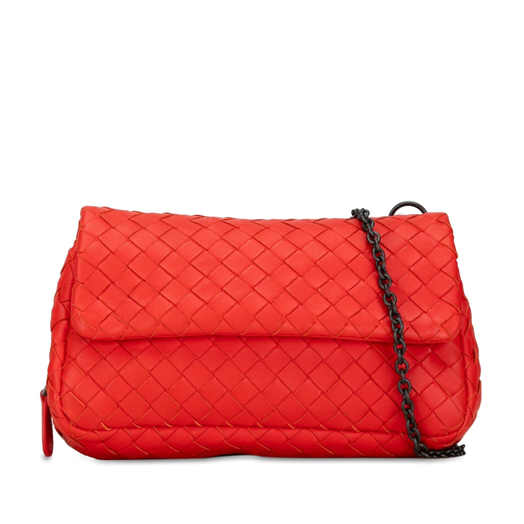 Bottega Veneta Mini Intrecciato Expandable Chain Crossbody (SHG-o72gjL)
