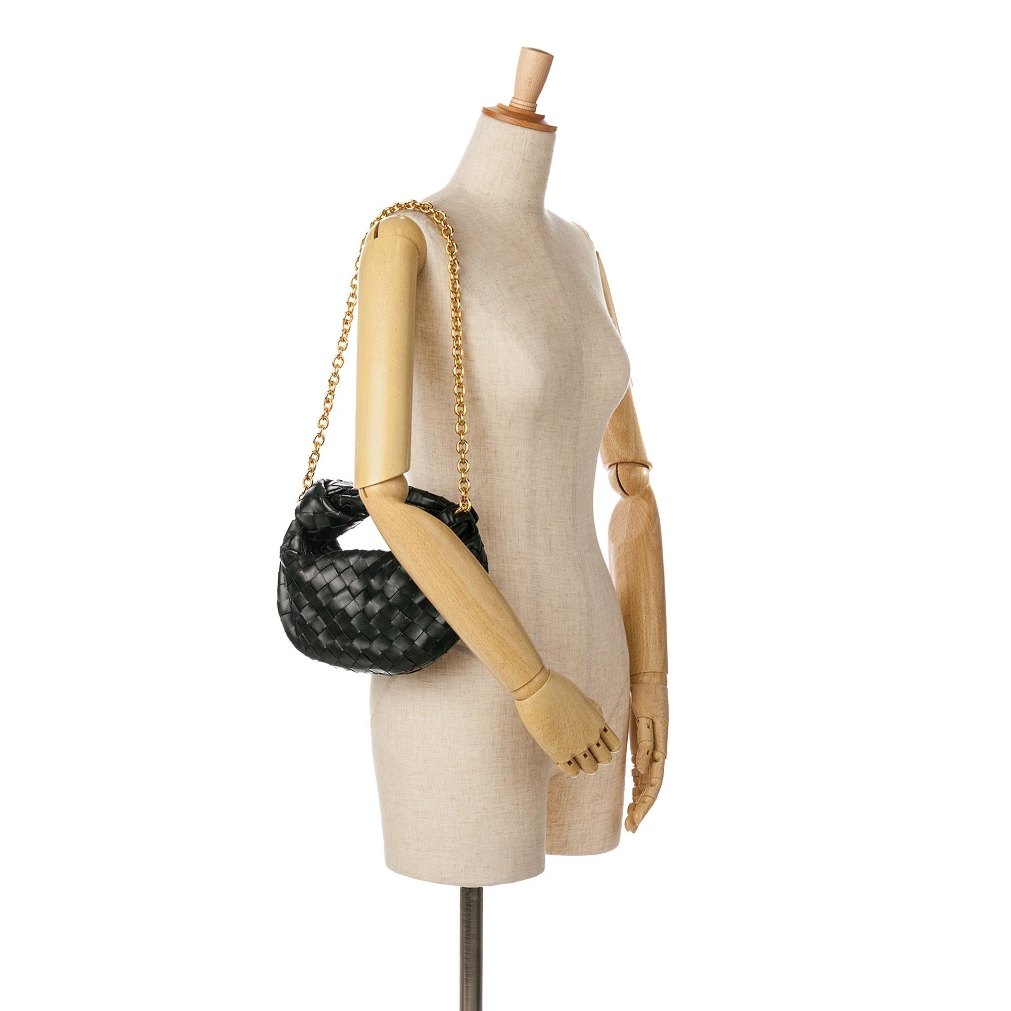 Bottega Veneta Mini Intrecciato Jodie Chain (SHG-hL72vI)