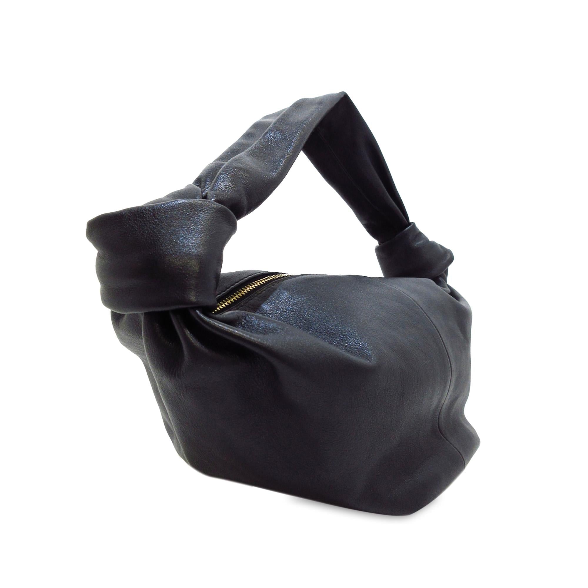 Bottega Veneta Mini Leather Double Knot (SHG-7anhHB)