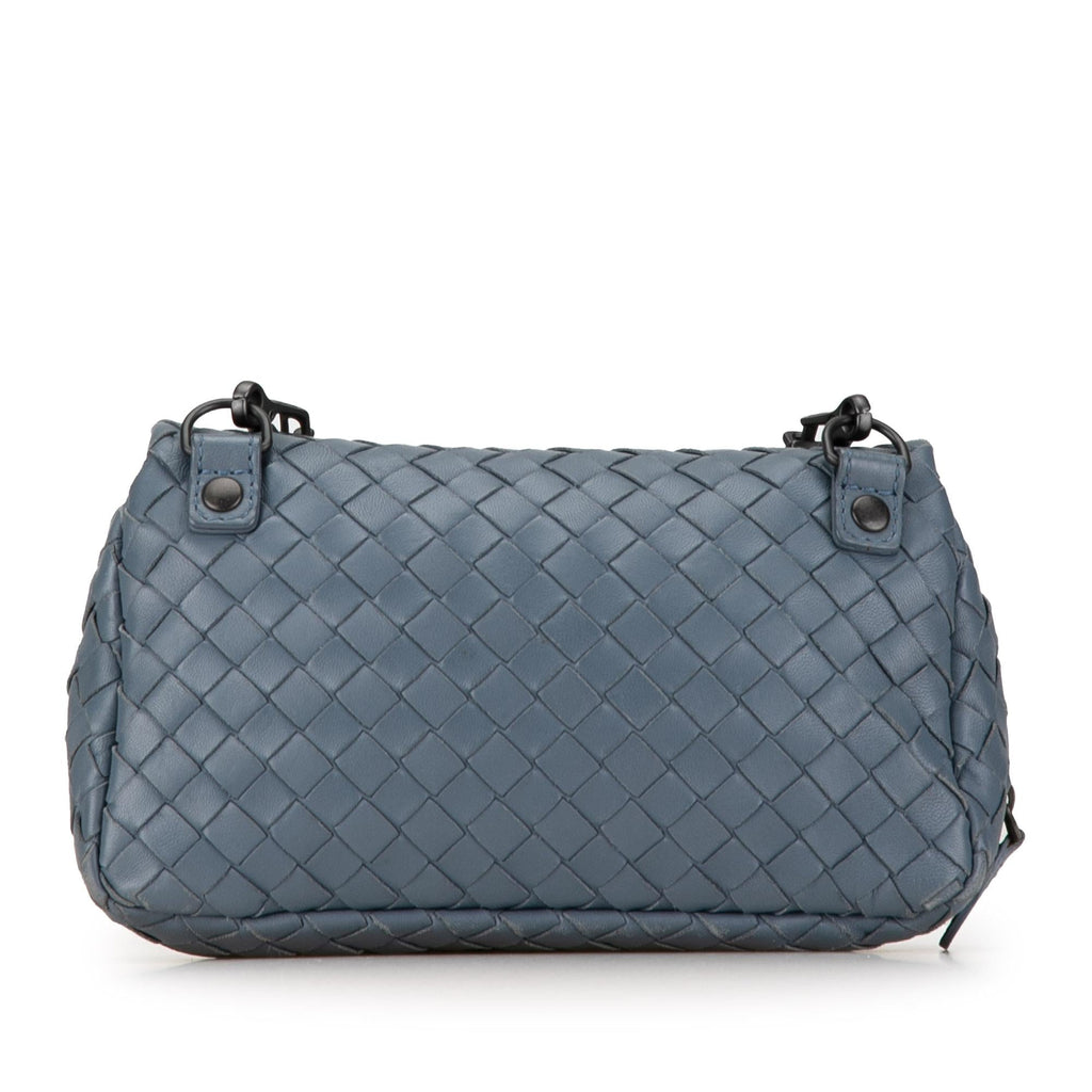 Bottega Veneta Mini Nappa Intrecciato Chain Messenger (SHG-YGK0Dm)