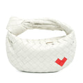 Bottega Veneta Mini Nappa Intrecciato Heart Jodie (SHG-BcW4s1)