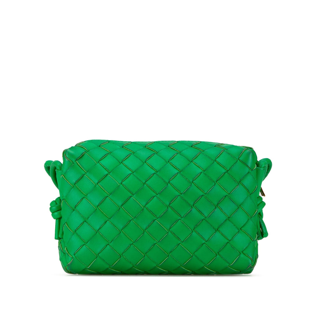 Bottega Veneta Mini Nappa Intrecciato Loop Camera Bag (SHG-AfYRE9)