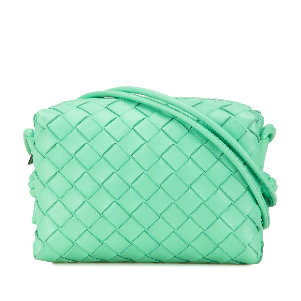 Bottega Veneta Mini Nappa Intrecciato Loop Camera Bag (SHG-H9L0I0)