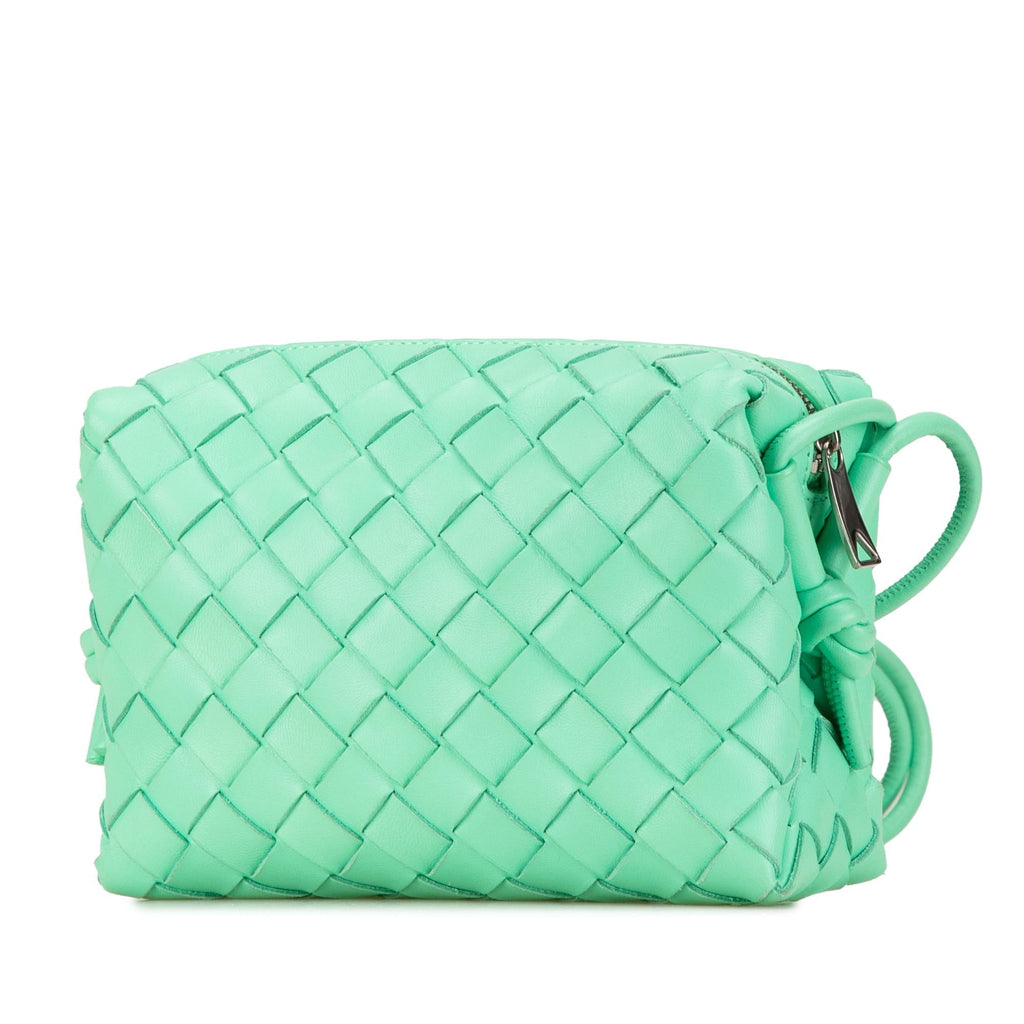 Bottega Veneta Mini Nappa Intrecciato Loop Camera Bag (SHG-H9L0I0)